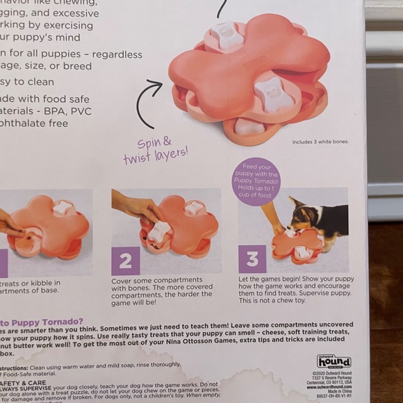 Puppy Tornado Interactive Toy with 12 Treat Compartments - Picture 4 of 7